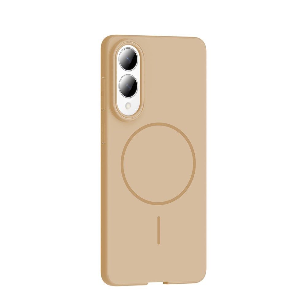Galaxy S25 Edge Kılıf M-safe Şarj Özellikli Zore Ruby Sert Kapak