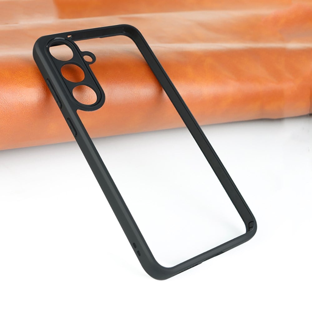 Galaxy S25 FE Kılıf Kamera Korumalı Şeffaf Arka Yüzey Zore New Roll Kapak