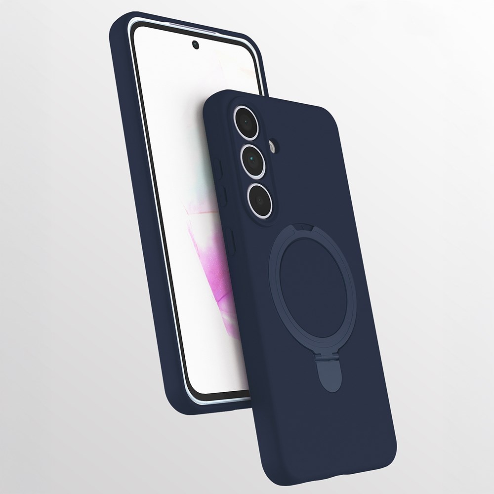 Galaxy S25 FE Kılıf M-safe Şarj Özellikli Standlı Zore Samara Kapak