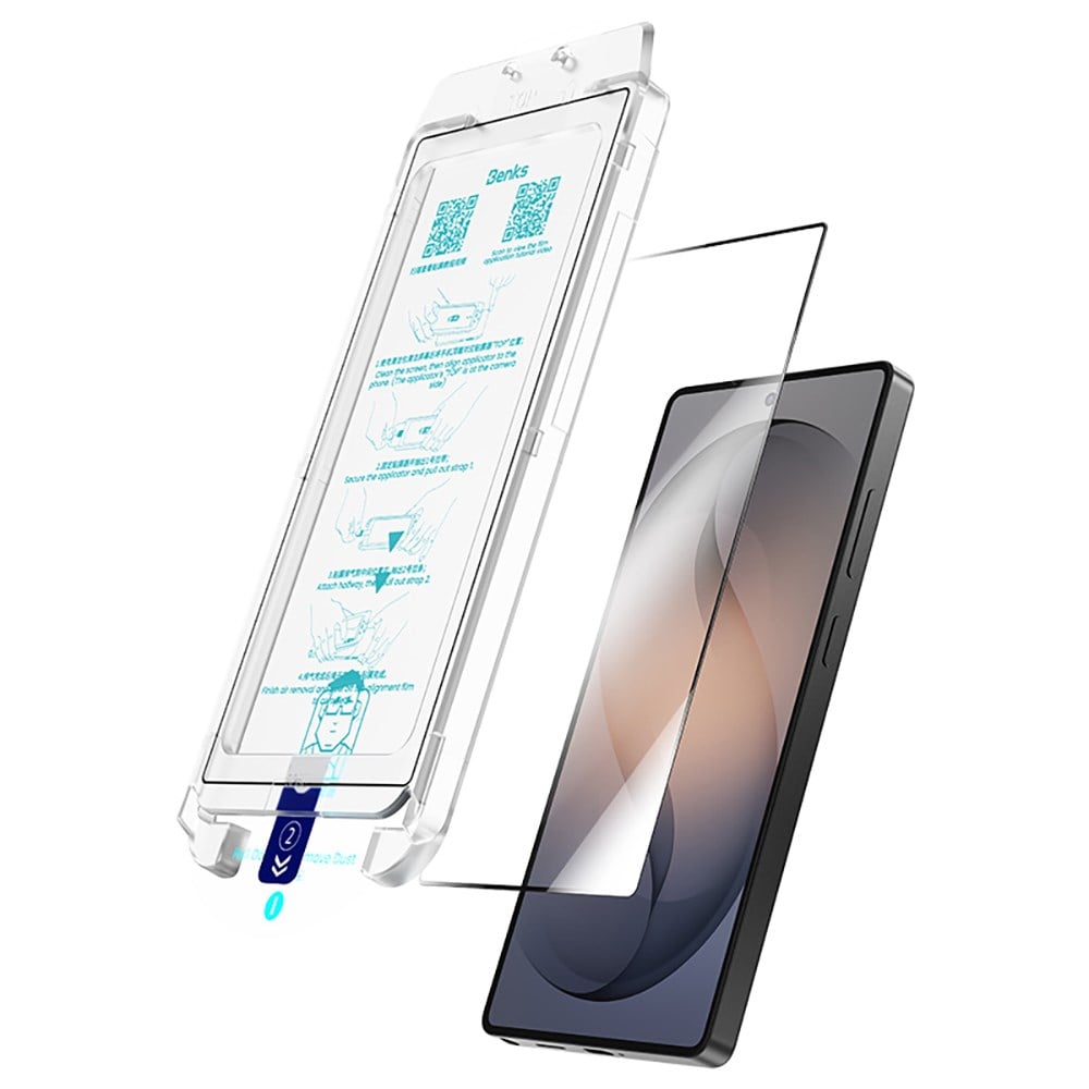 Galaxy S26 Plus Benks Glass Warrior AR Cam Ekran Koruyucu + Kolay Uygulama Aparatı