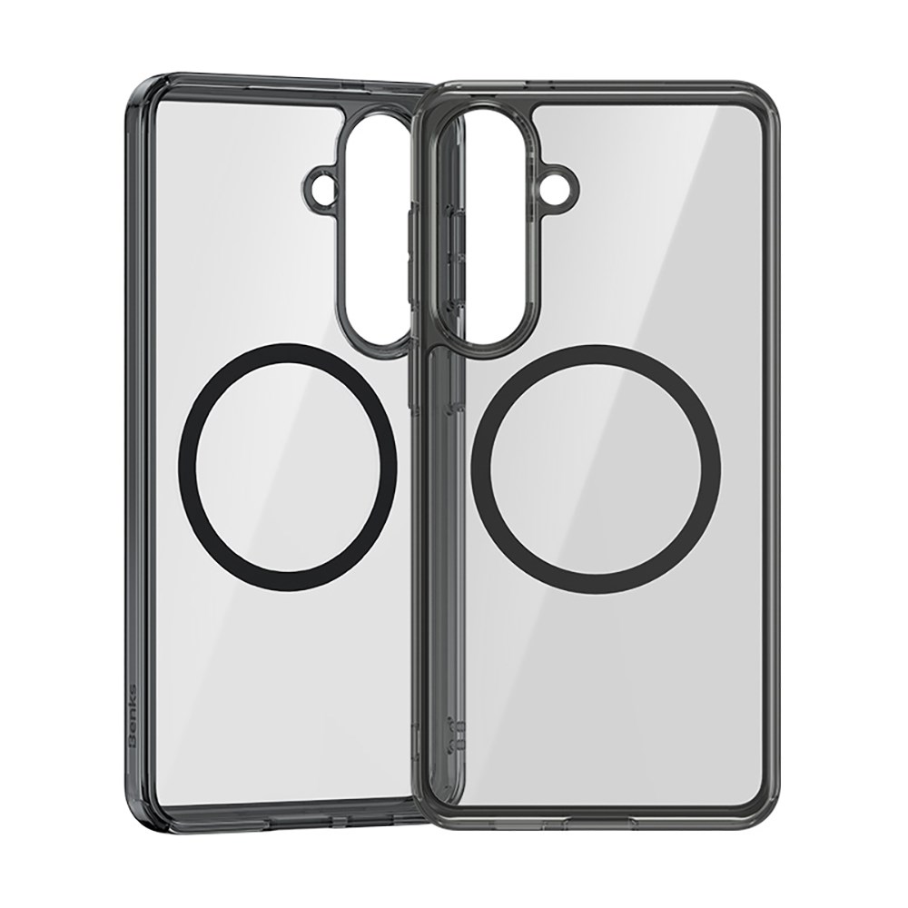 Galaxy S26 Plus Kılıf M-safe Şarj Özellikli Benks ​​​​​​Crystal Serisi Şeffaf Kapak