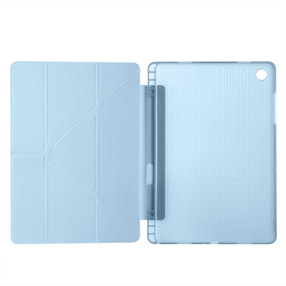 Galaxy Tab A11 Plus Kılıf Zore Tri Folding Kalem Bölmeli Standlı Kılıf