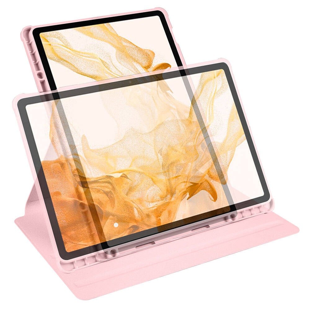 Galaxy Tab S10 Plus Kılıf Zore Termik Kalem Bölmeli Dönebilen Standlı Kılıf