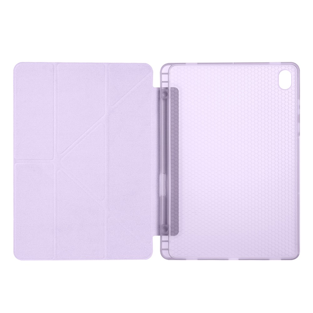Galaxy Tab S11 Kılıf Zore Tri Folding Kalem Bölmeli Standlı Kılıf