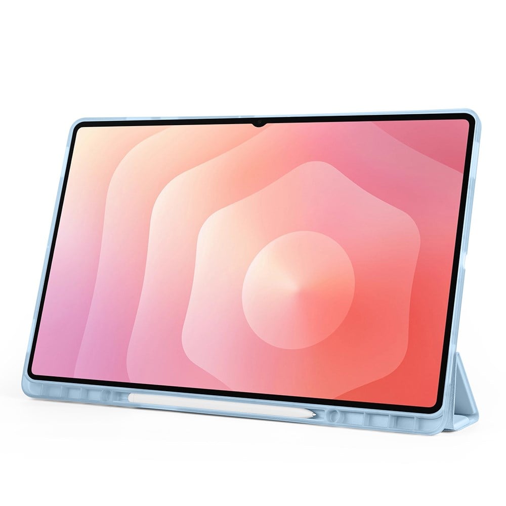 Galaxy Tab S11 Ultra Kılıf Zore Tri Folding Kalem Bölmeli Standlı Kılıf
