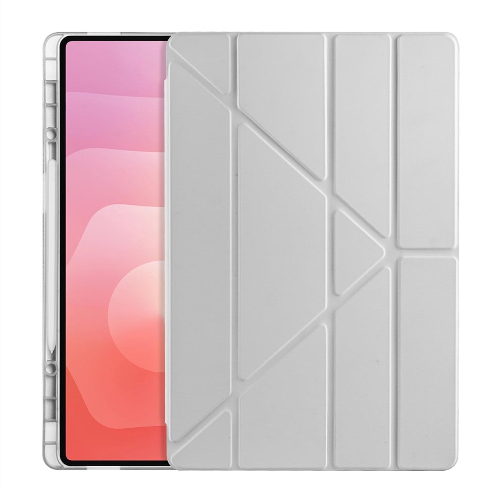 Galaxy Tab S11 Ultra Kılıf Zore Tri Folding Kalem Bölmeli Standlı Kılıf