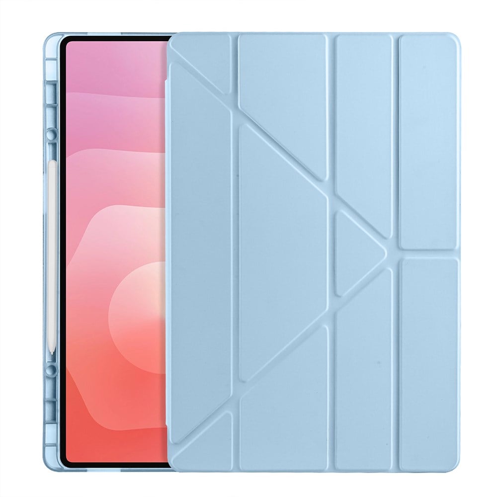 Galaxy Tab S11 Ultra Kılıf Zore Tri Folding Kalem Bölmeli Standlı Kılıf