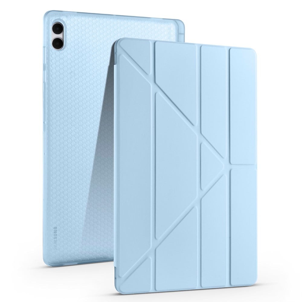 Galaxy Tab S11 Ultra Kılıf Zore Tri Folding Kalem Bölmeli Standlı Kılıf