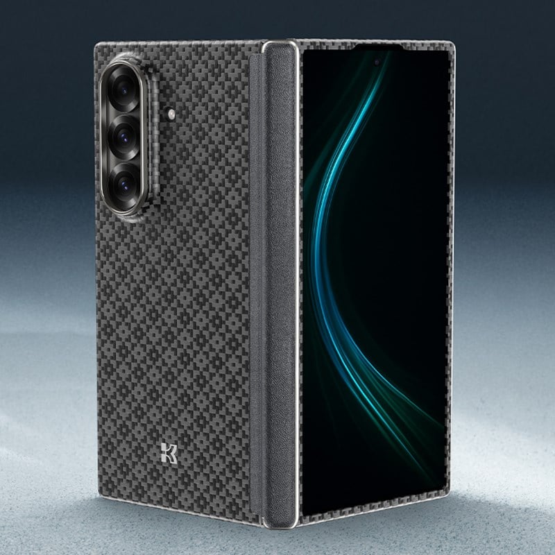 Galaxy Z Fold 7 Kılıf M-Safe Şarj Özellikli Benks ArmorAir ArmorGrid Serisi Kevlar Kapak