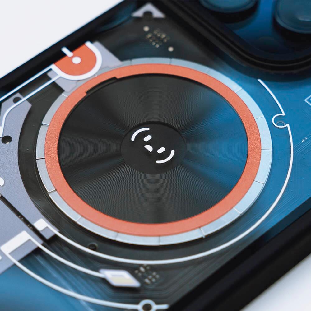 iPhone 14 Pro Max Kılıf Özelleştirilebilir 3 Fonksiyonlu Bluetooth Bağlantılı Bitmo Lab Bangcase Akıllı M-safe Kapak