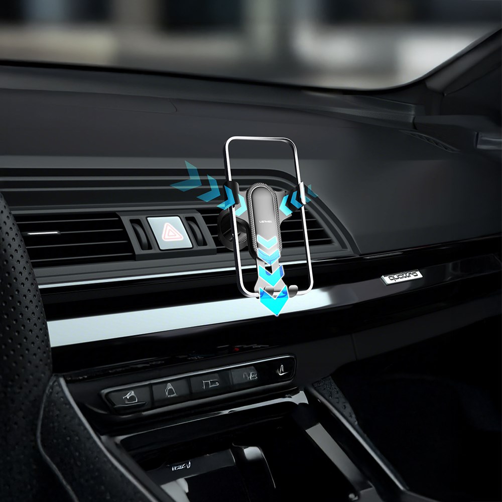 Lenyes CR181 360 Derece Dönebilen Havalandırma Tasarımlı Araç Telefon Tutucu