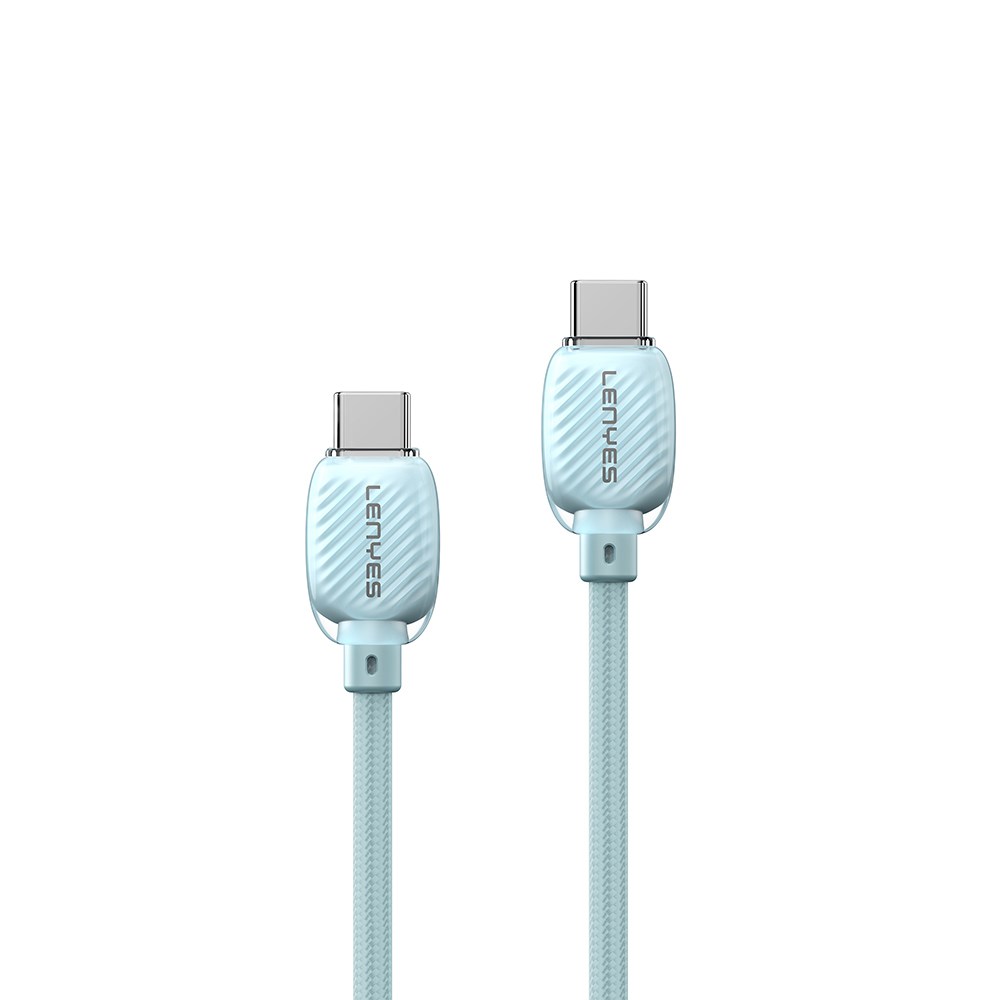 Lenyes LC536 Type-C to Type-C PD Örgü Tasarımlı Hızlı Şarj Özellikli Data ve Şarj Kablosu 60W 1M