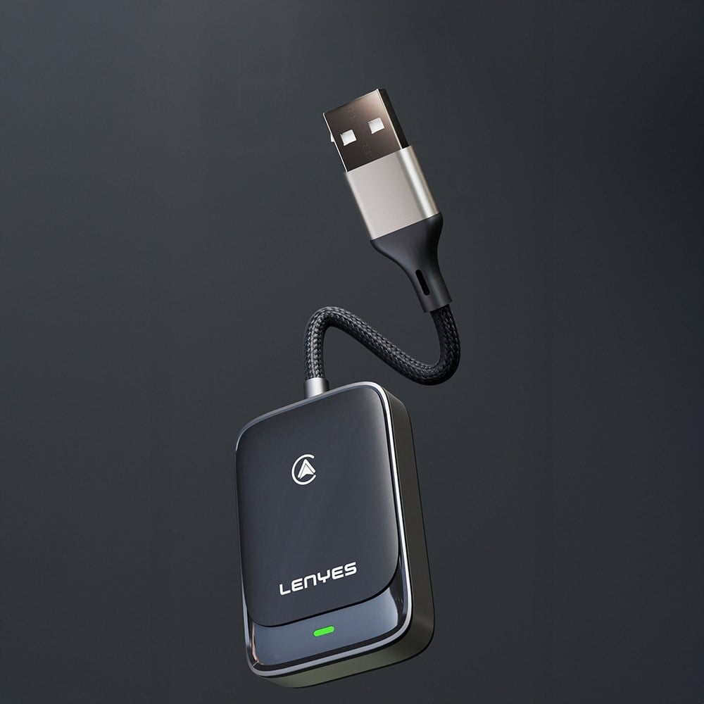Lenyes LCP03 Android Auto Destekli CarPlay USB Bluetooth 5.0 Wireless Transmitter Adaptör