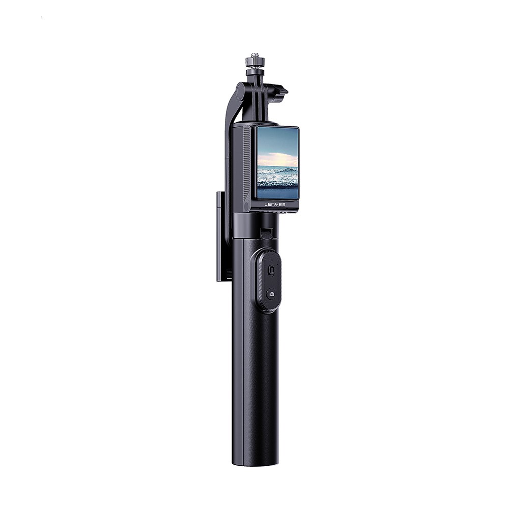 Lenyes LPH120 Uzaktan Kumandalı Çok Fonksiyonlu Sabitleyici Ekranlı Tripod ve Selfie Çubuğu