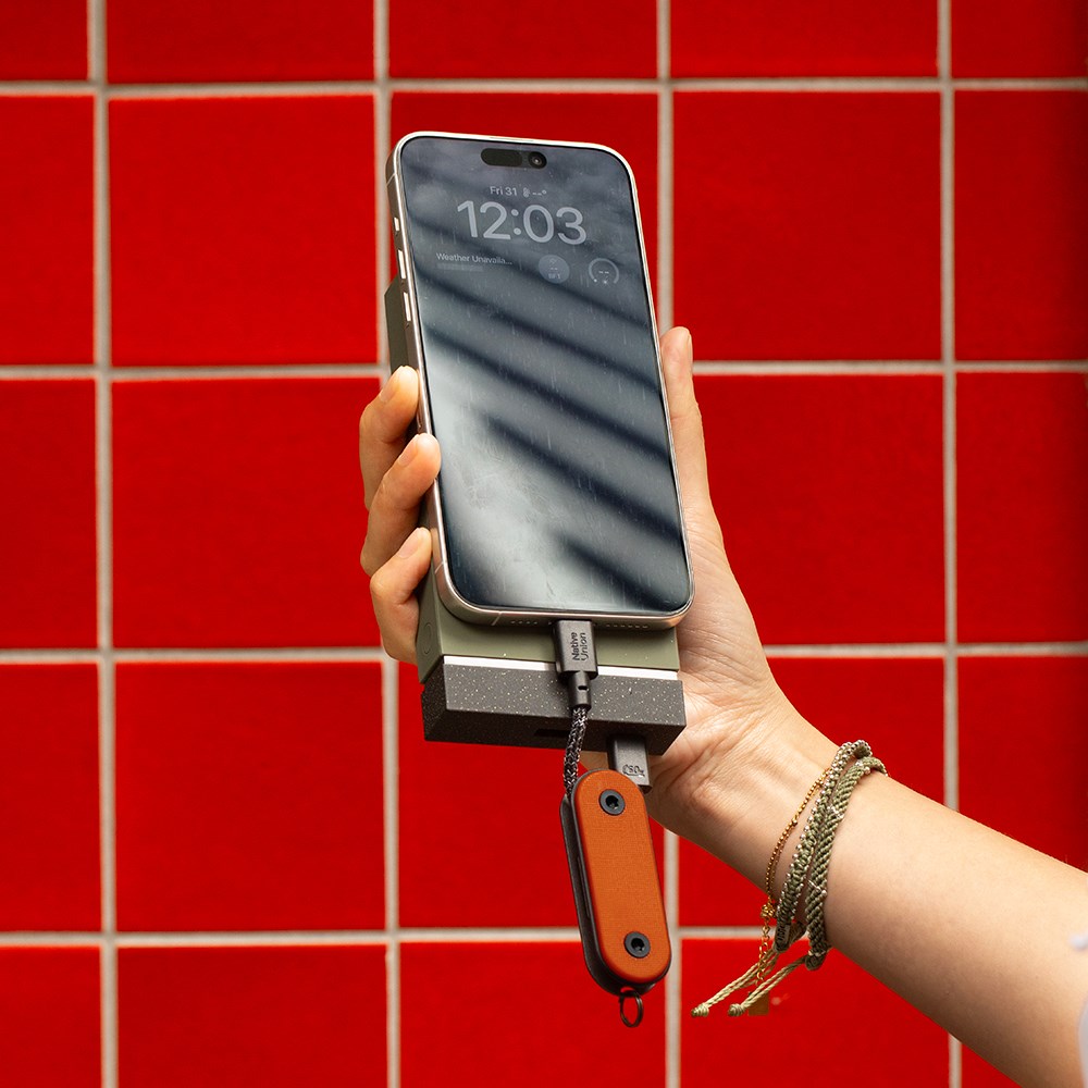 Native Union Pocket Cable Type-C to Type-C Hızlı Şarj Özellikli Anahtarlık Data ve Şarj Kablosu 60W