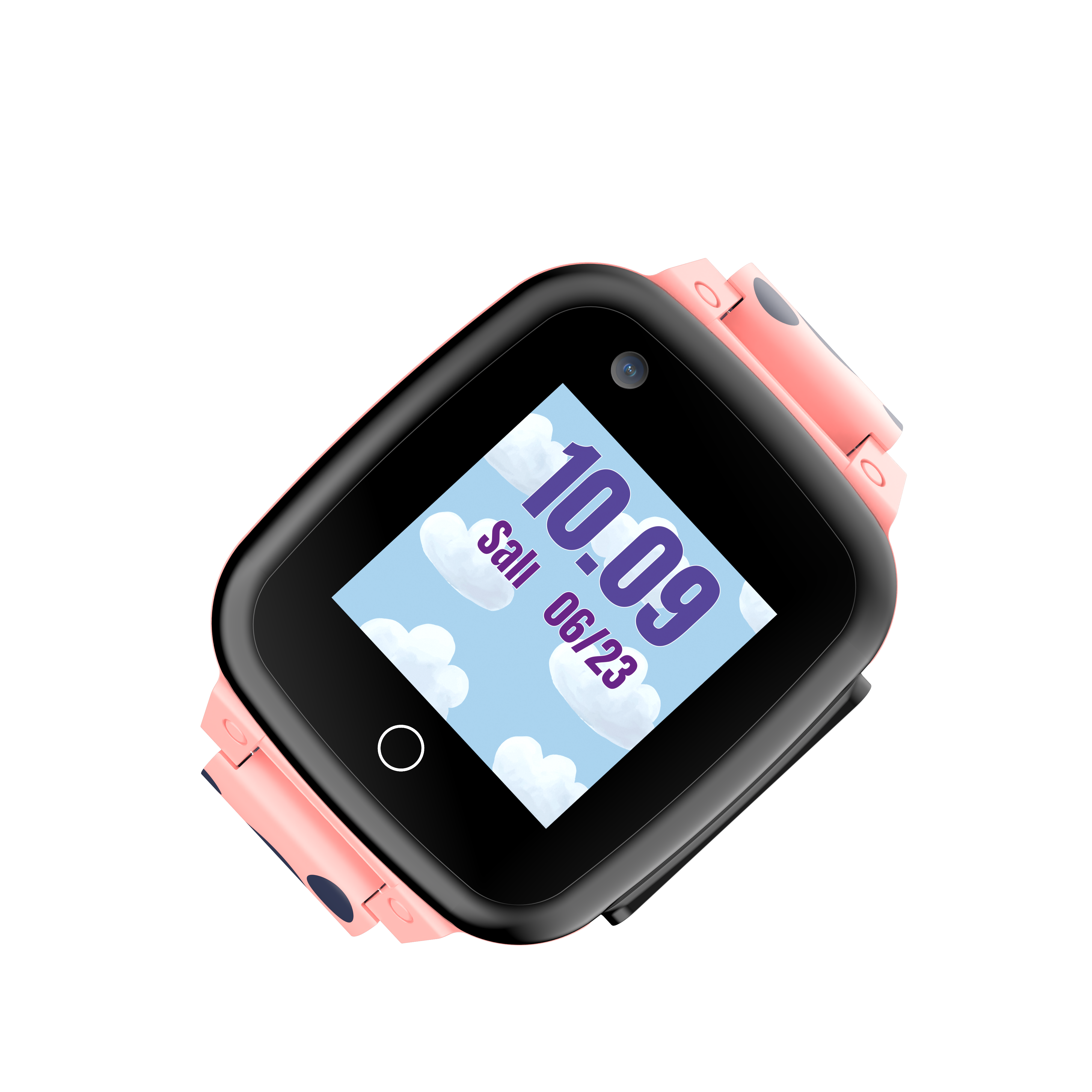 TEQSMA S25 Uz Akıllı Çocuk Saati- SOS, GPS Takibi, Görüntülü Görüşme, BTK Onaylı, Su Geçirmez 24 Ay Garantili Pembe
