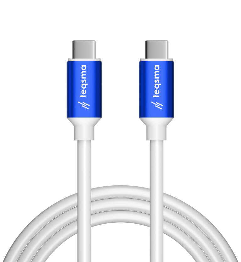TEQSMA TITAN PRO C40 Type-C - Type-C Kablo 40W 100Cm 20'li Koli