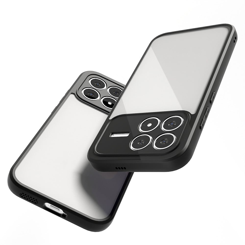 Xiaomi Poco F8 Pro Kılıf Kamera Korumalı Şeffaf Arka Yüzey Zore New Roll Kapak