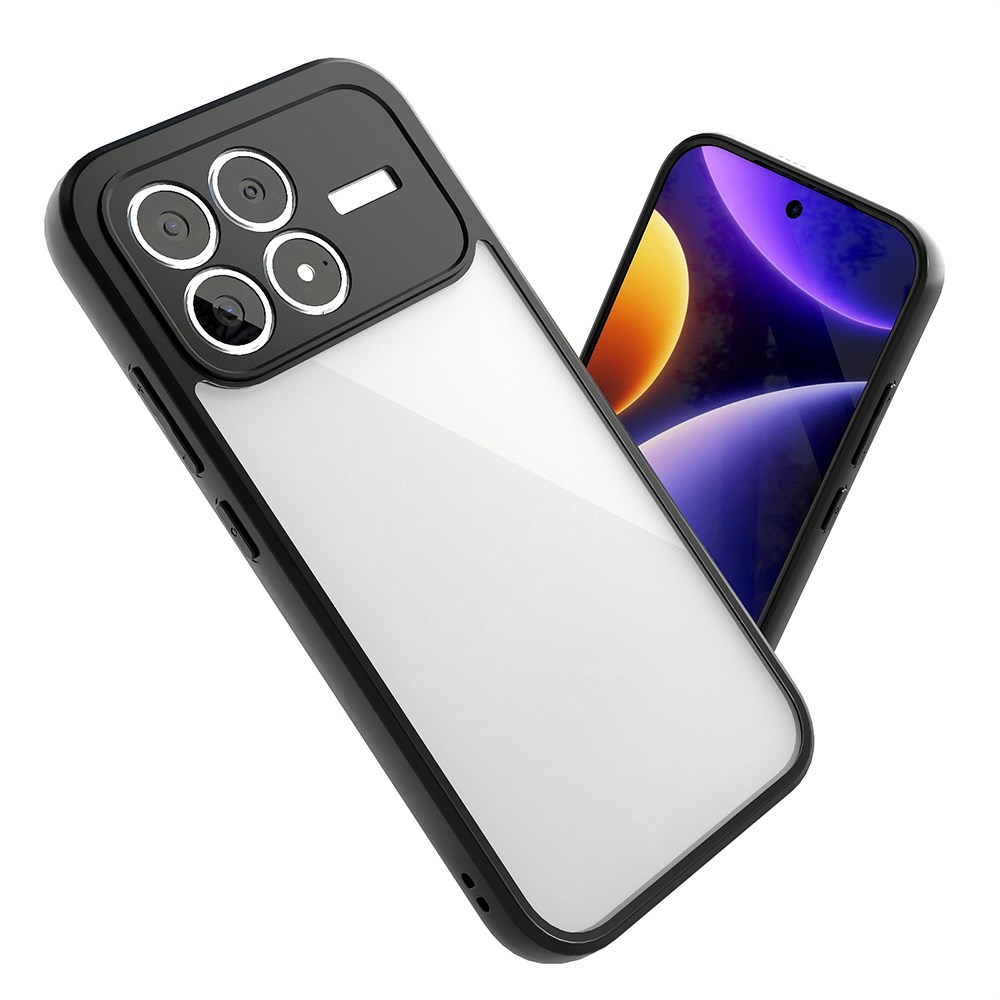 Xiaomi Poco F8 Pro Kılıf Kamera Korumalı Şeffaf Arka Yüzey Zore New Roll Kapak