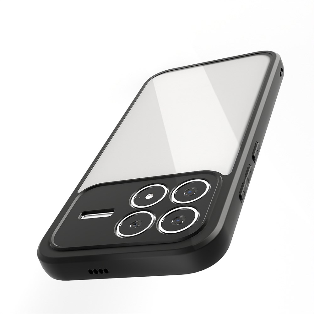Xiaomi Poco F8 Pro Kılıf Kamera Korumalı Şeffaf Arka Yüzey Zore New Roll Kapak