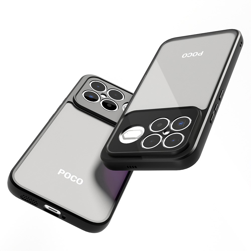 Xiaomi Poco F8 Ultra Kılıf Kamera Korumalı Şeffaf Arka Yüzey Zore New Roll Kapak