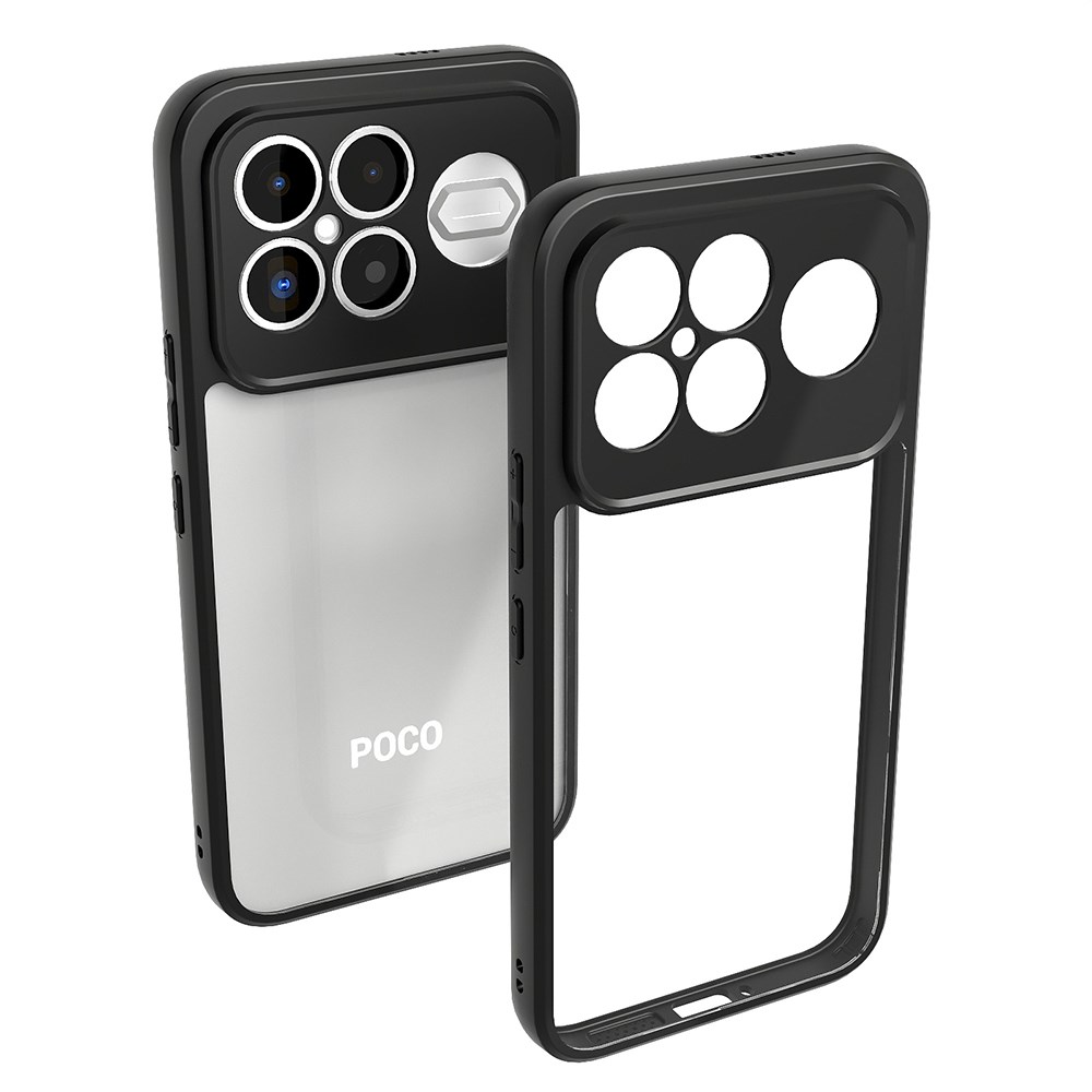 Xiaomi Poco F8 Ultra Kılıf Kamera Korumalı Şeffaf Arka Yüzey Zore New Roll Kapak