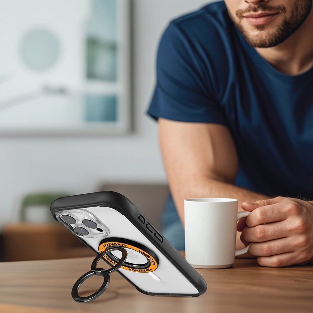 Youngkit Magnetik 360 Derece Dönebilen Double Ring Serisi Parmak Ring Stand