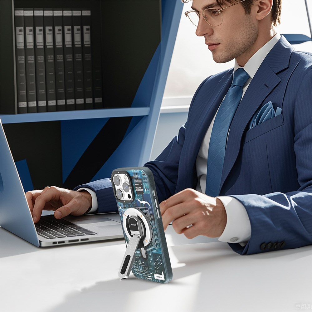 Youngkit Technology Serisi Telefon ve Tabletler için Magnetik Ring Stand
