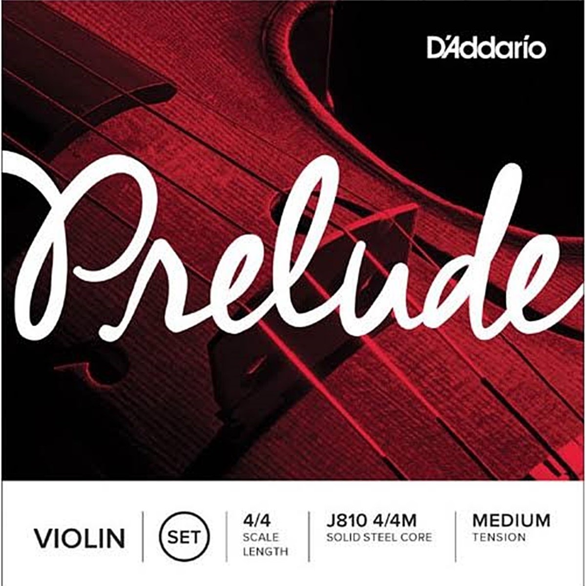 D'Addario J810 4/4M Prelude Keman Teli