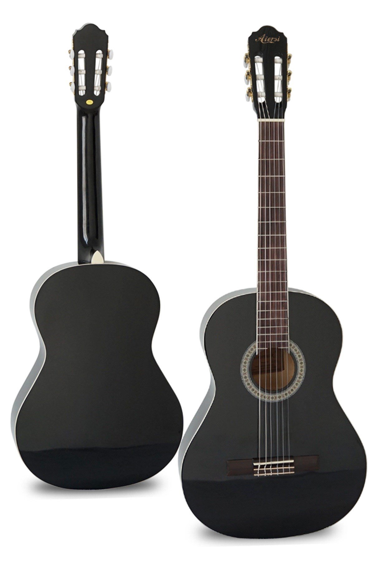 Giannini Gül Klavye Klasik Gitar Seti 