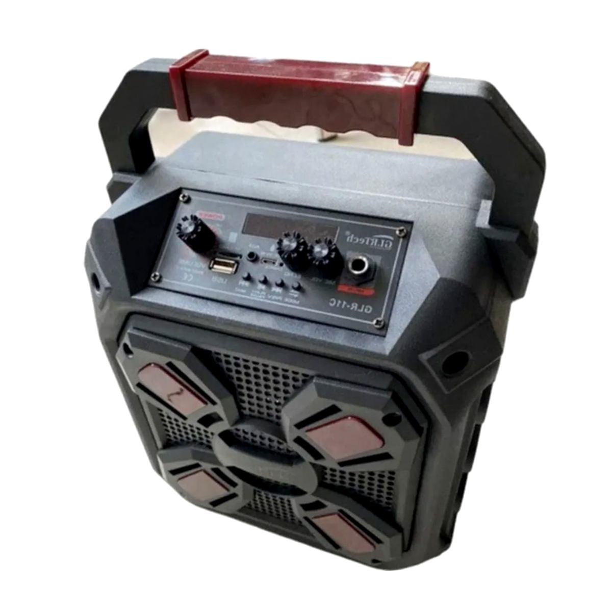 GLR Tech GLR-11C Tekli El Telsiz Mikrofonlu Taşınabilir Portatif Ses Sistemi