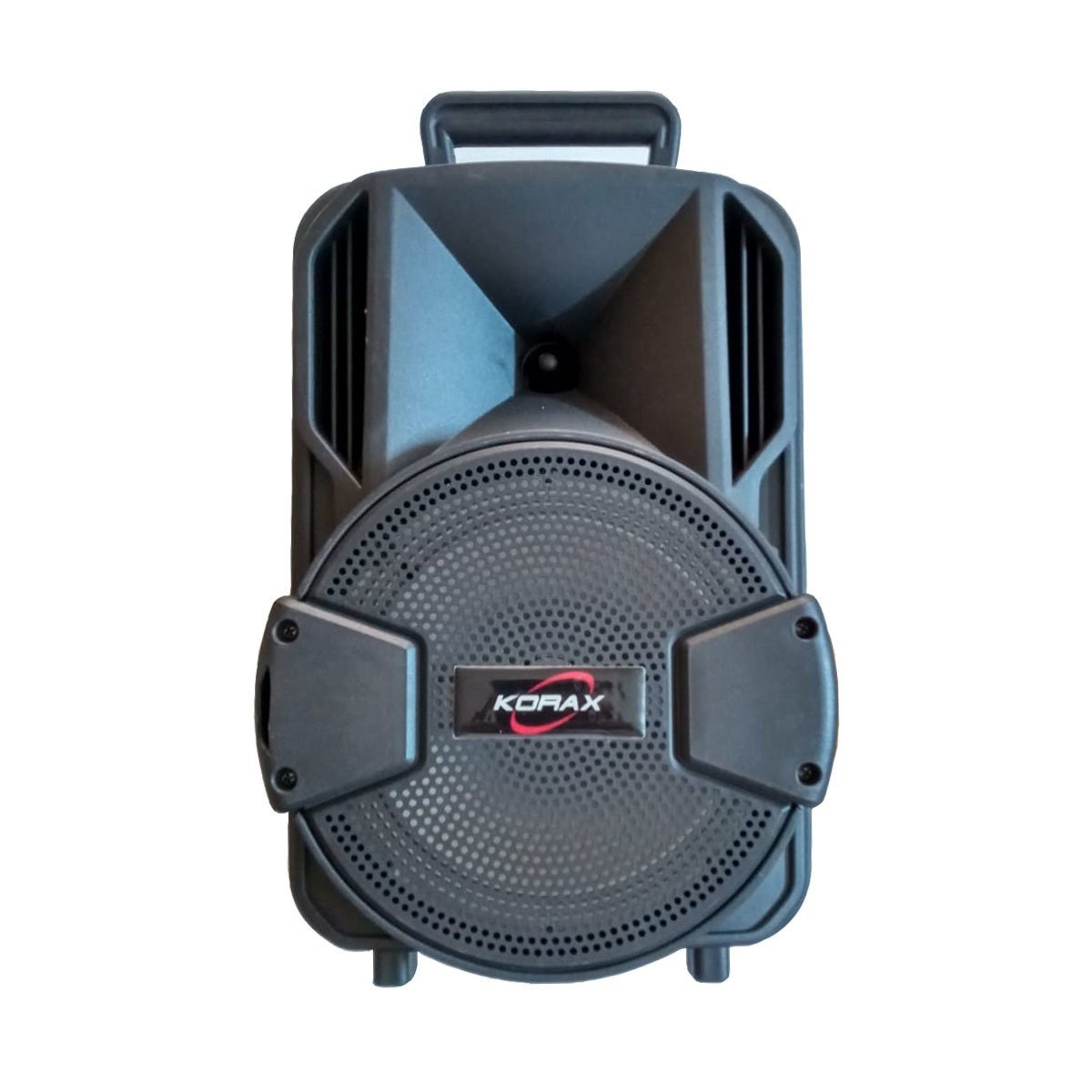 Korax-Hitech HT-820 8'' UHF 1 El + 1Yaka Mikrafonlu Taşınabilir Ses Sistemi