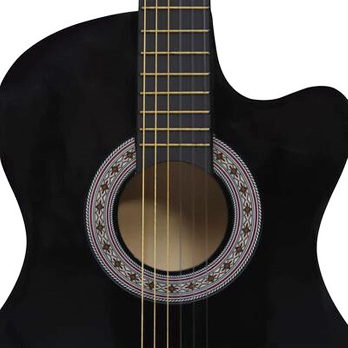 Longa Kesik Kasa Klasik Gitar Siyah