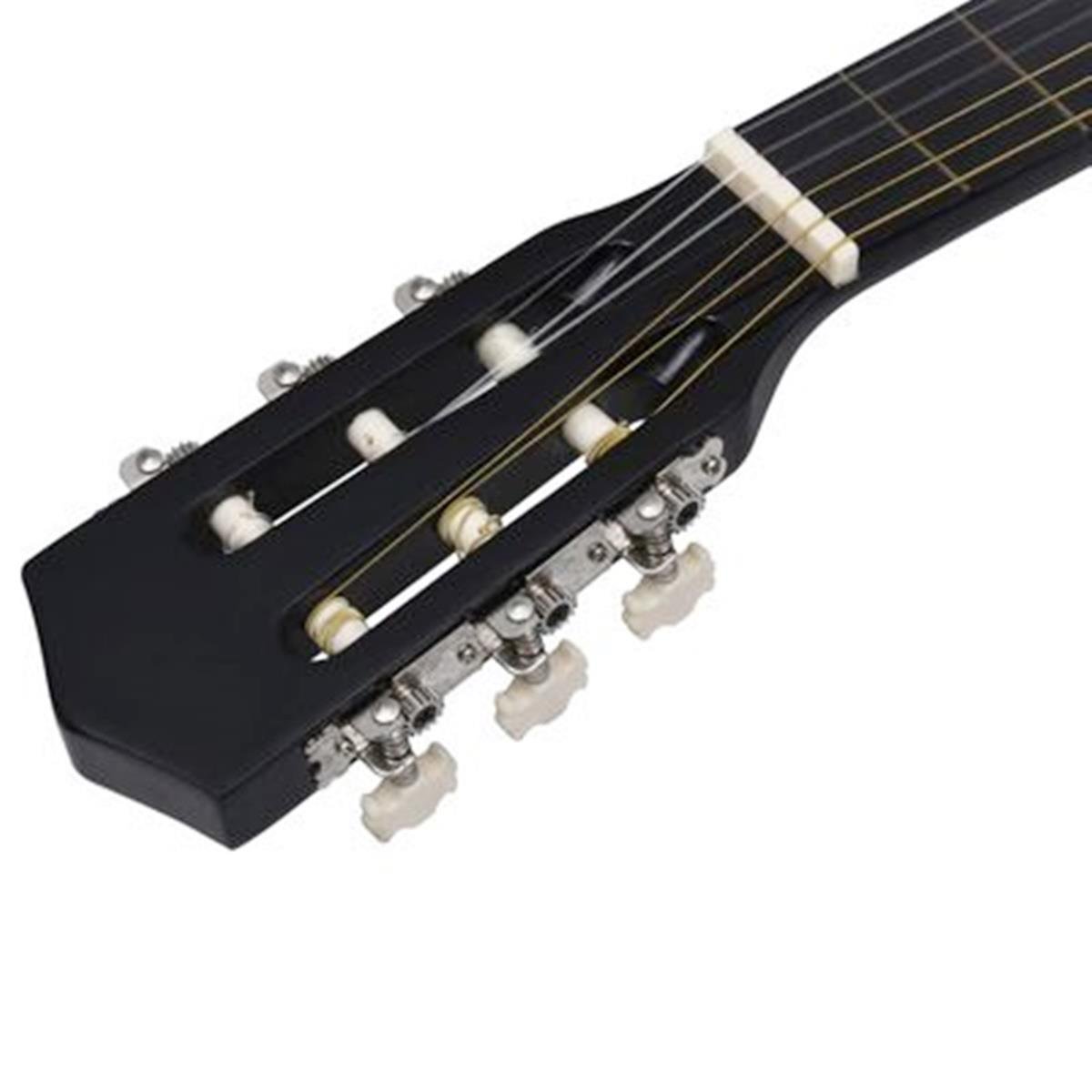Longa Kesik Kasa Klasik Gitar Siyah