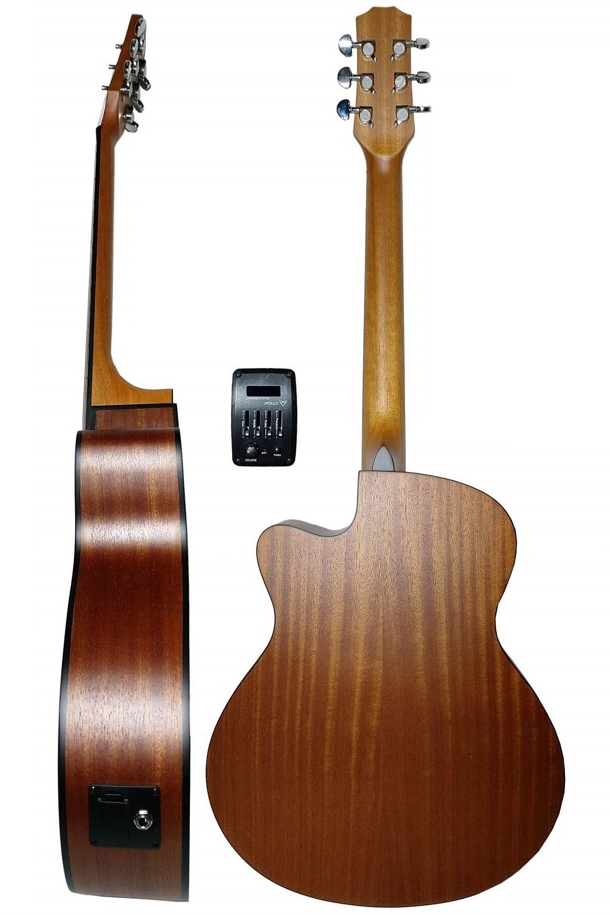 Manilla İnce Kasa Elektro Akustik Gitar  