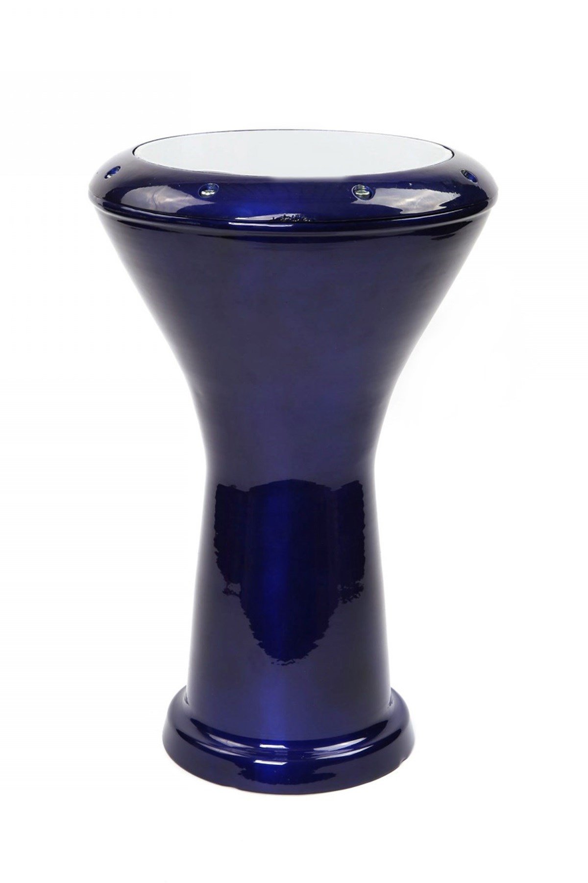 Mavi Boyalı Döküm Darbuka 