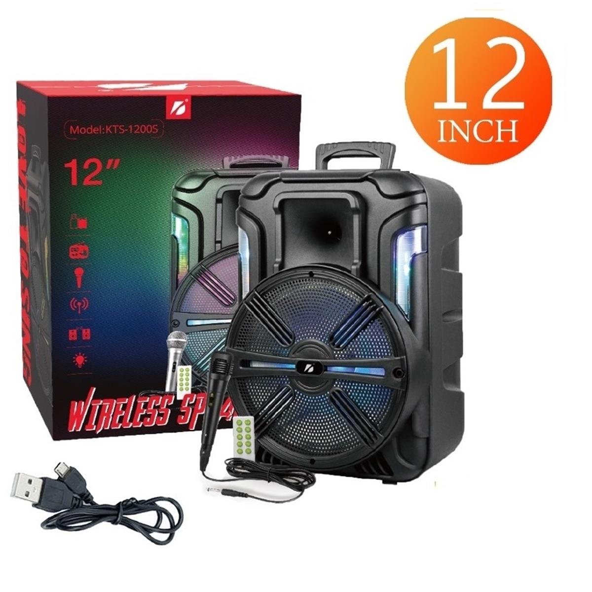 Midex MXR-200 Mini Taşınabilir Seyyar Mikrofonlu Akülü Ses Sistemi Hoparlör (200 Watt 8 İNÇ)