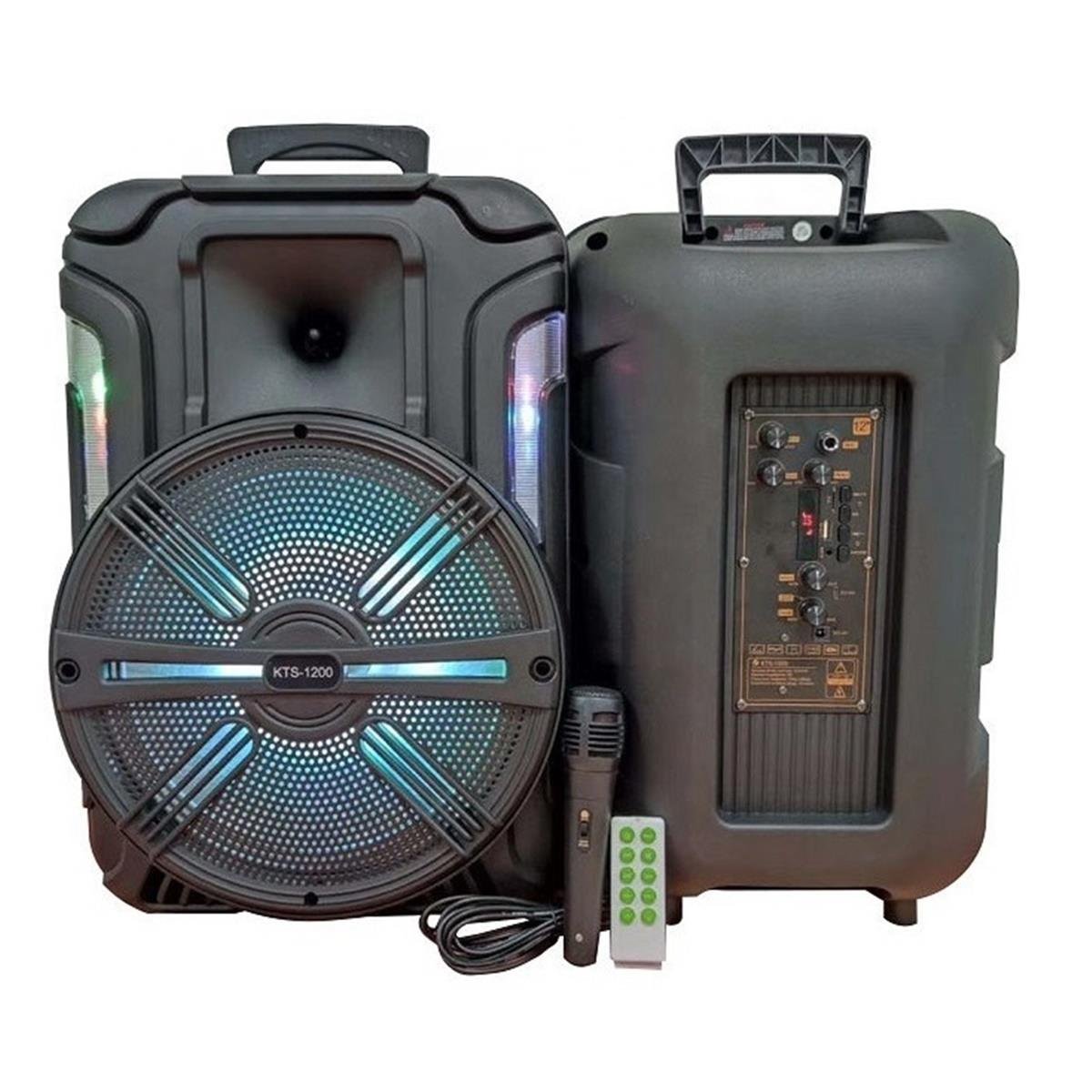 Midex MXR-200 Mini Taşınabilir Seyyar Mikrofonlu Akülü Ses Sistemi Hoparlör (200 Watt 8 İNÇ)