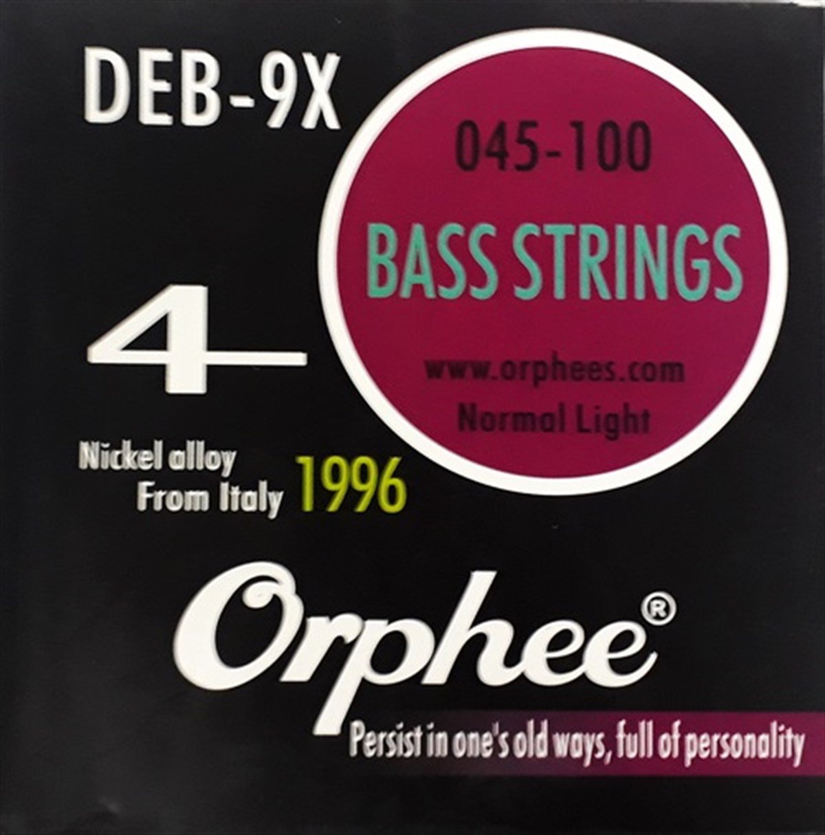 Orphee Deb-9X 4Tel 040 Bas Gitar Takım Tel