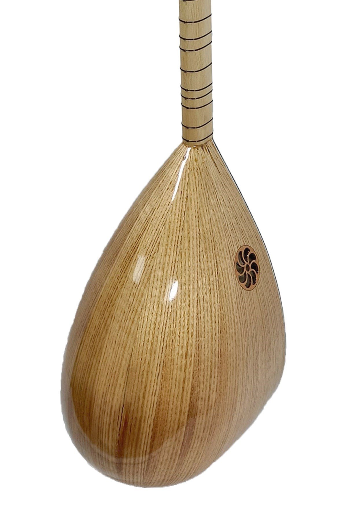 Piarro Kestane Ağacı Kısa Sap Bağlama ( Parlak Cila )