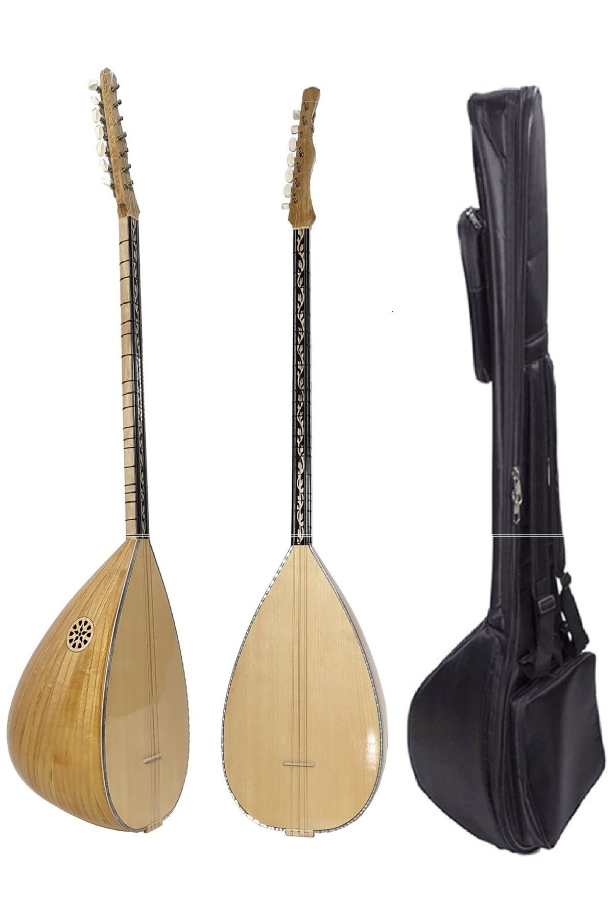 Profosyonel Dut Ağacı Gitar Burgu Uzun Sap Bağlama