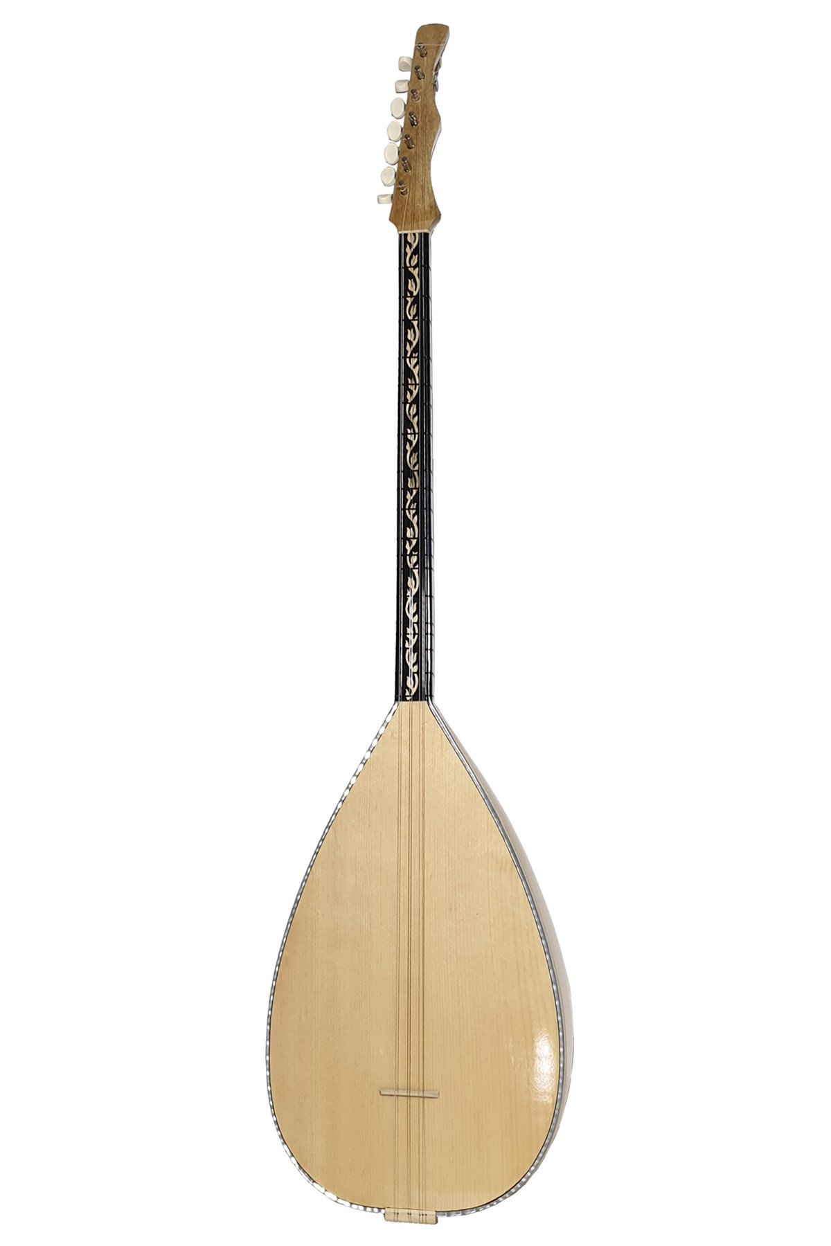 Profosyonel Dut Ağacı Gitar Burgu Uzun Sap Bağlama