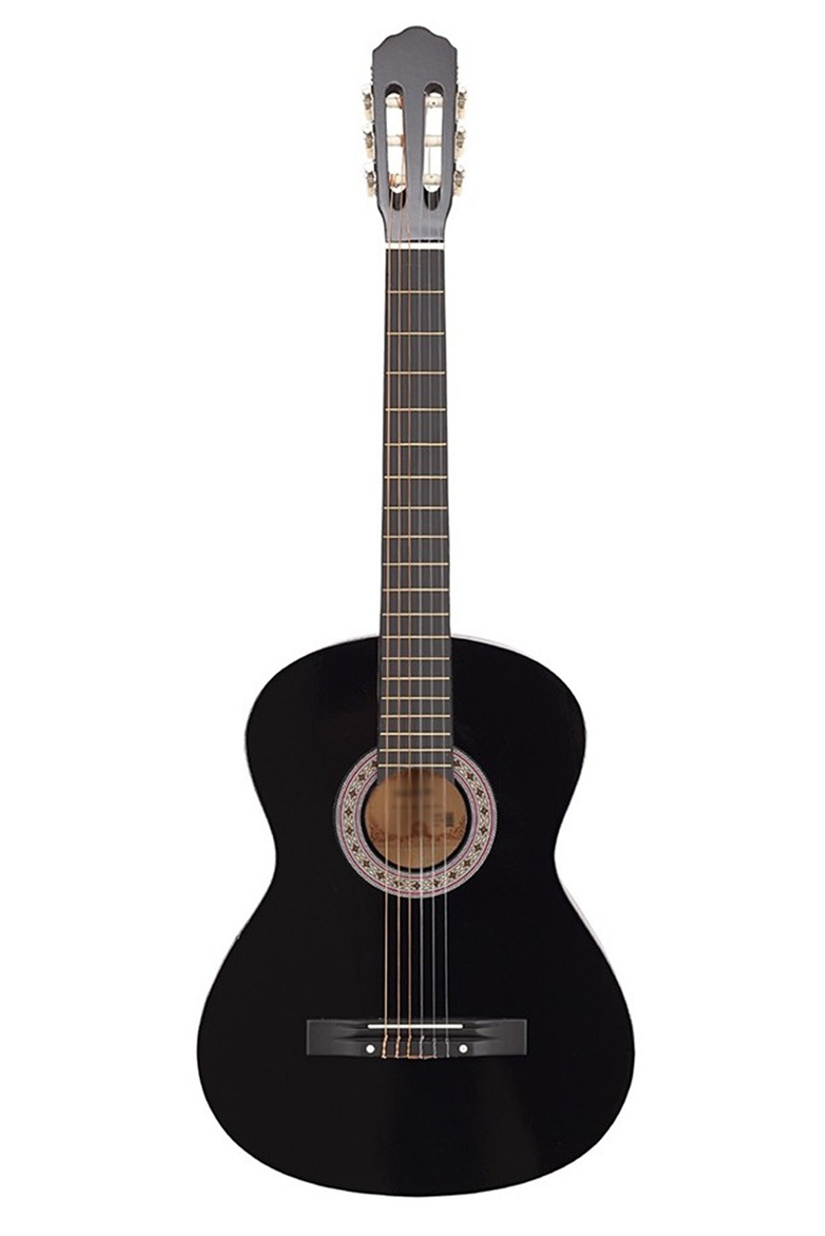 Tam Boy 4/4 Siyah Klasik Gitar ( Kılıf ve Pena Hediye )