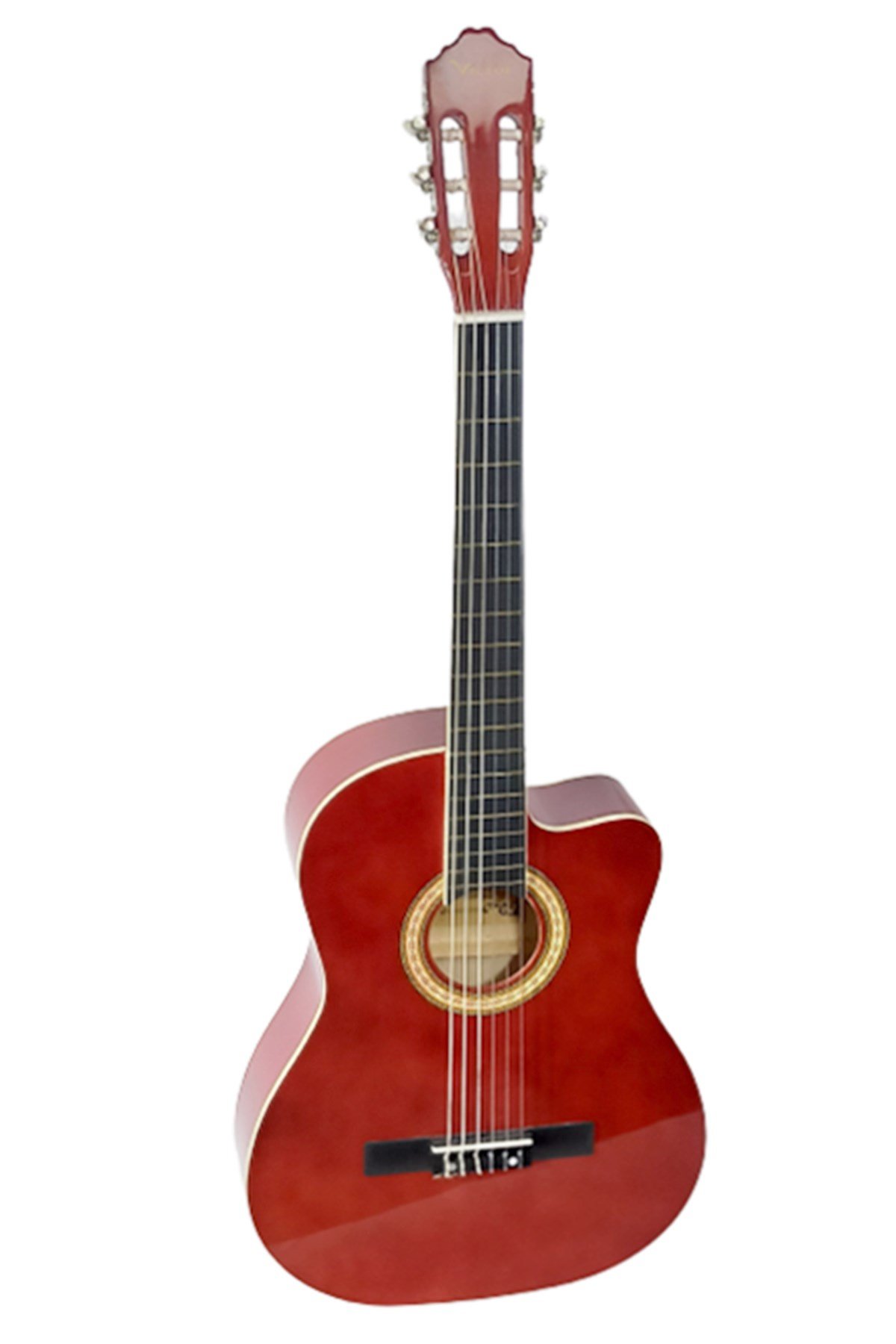 Victor Cutuway Klasik Gitar  4/4 ( Kırmızı )
