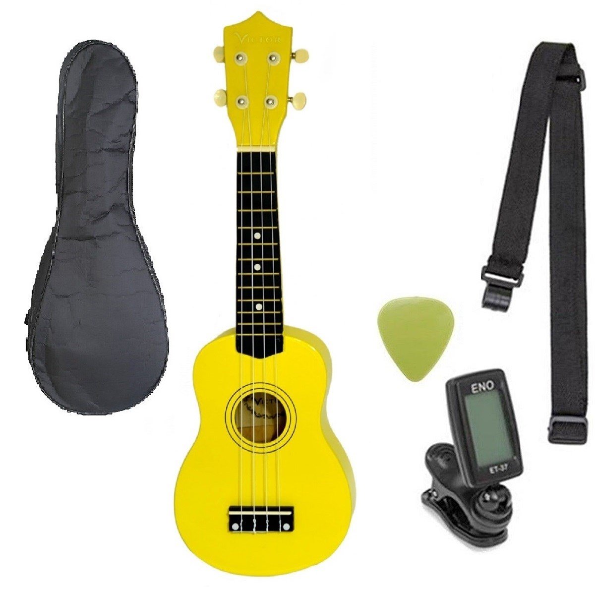 Victor Soprano  Ukulele Seti ( Sarı )