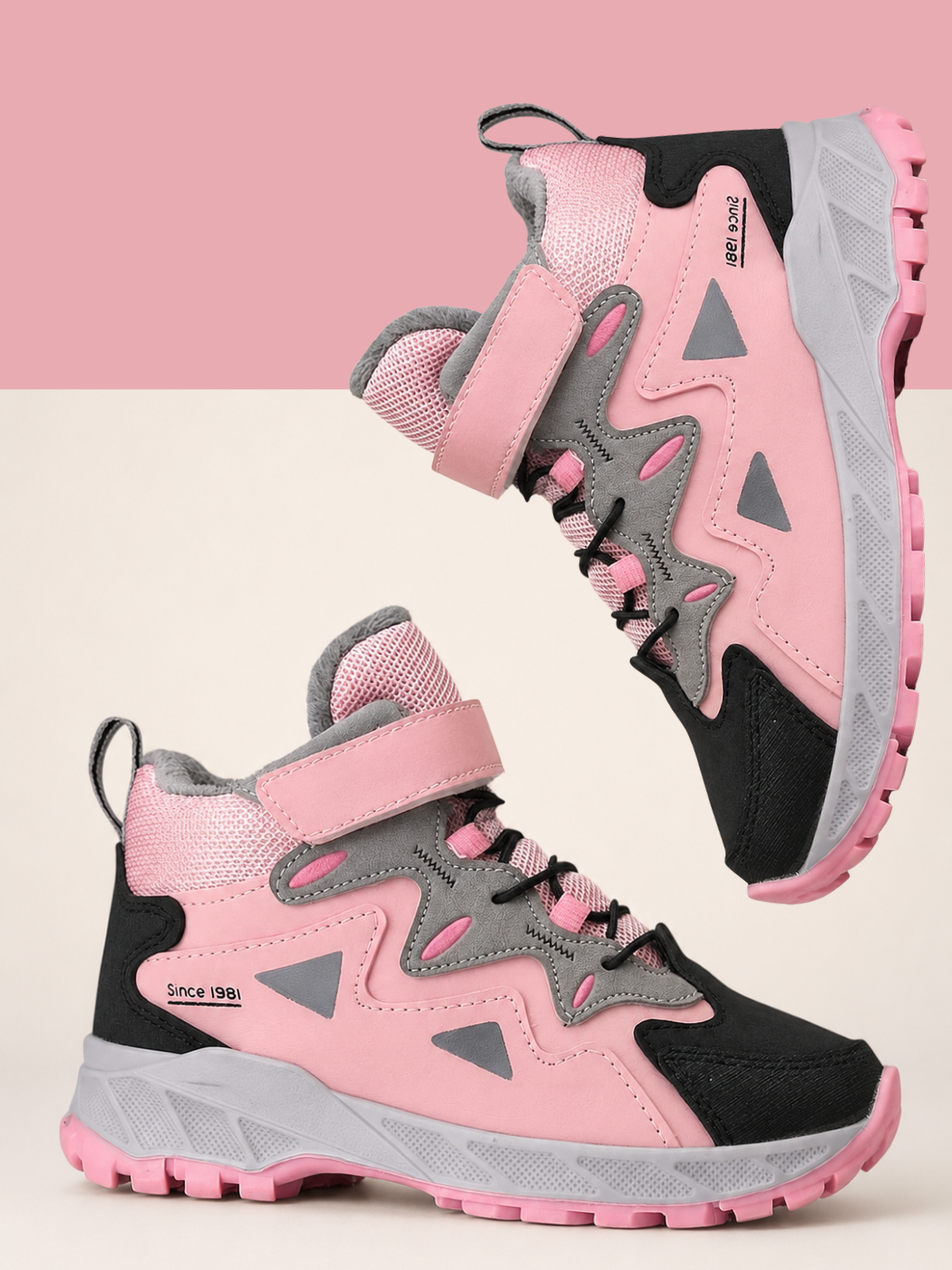 Pembe Outwear Konçlu Kız Çocuk Sneakers