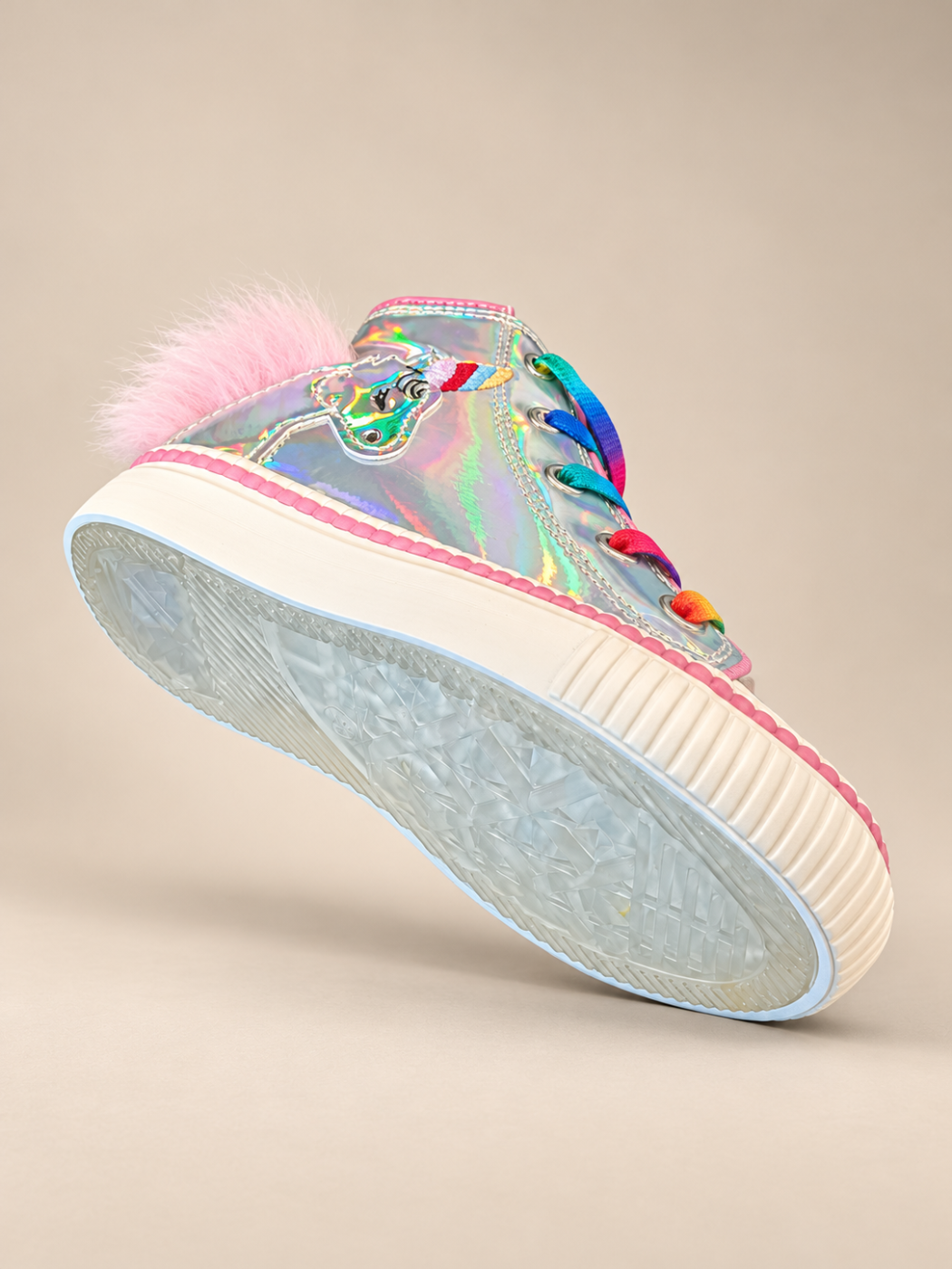 Unicorn New Hologram Fermuarlı Kız Sneaker