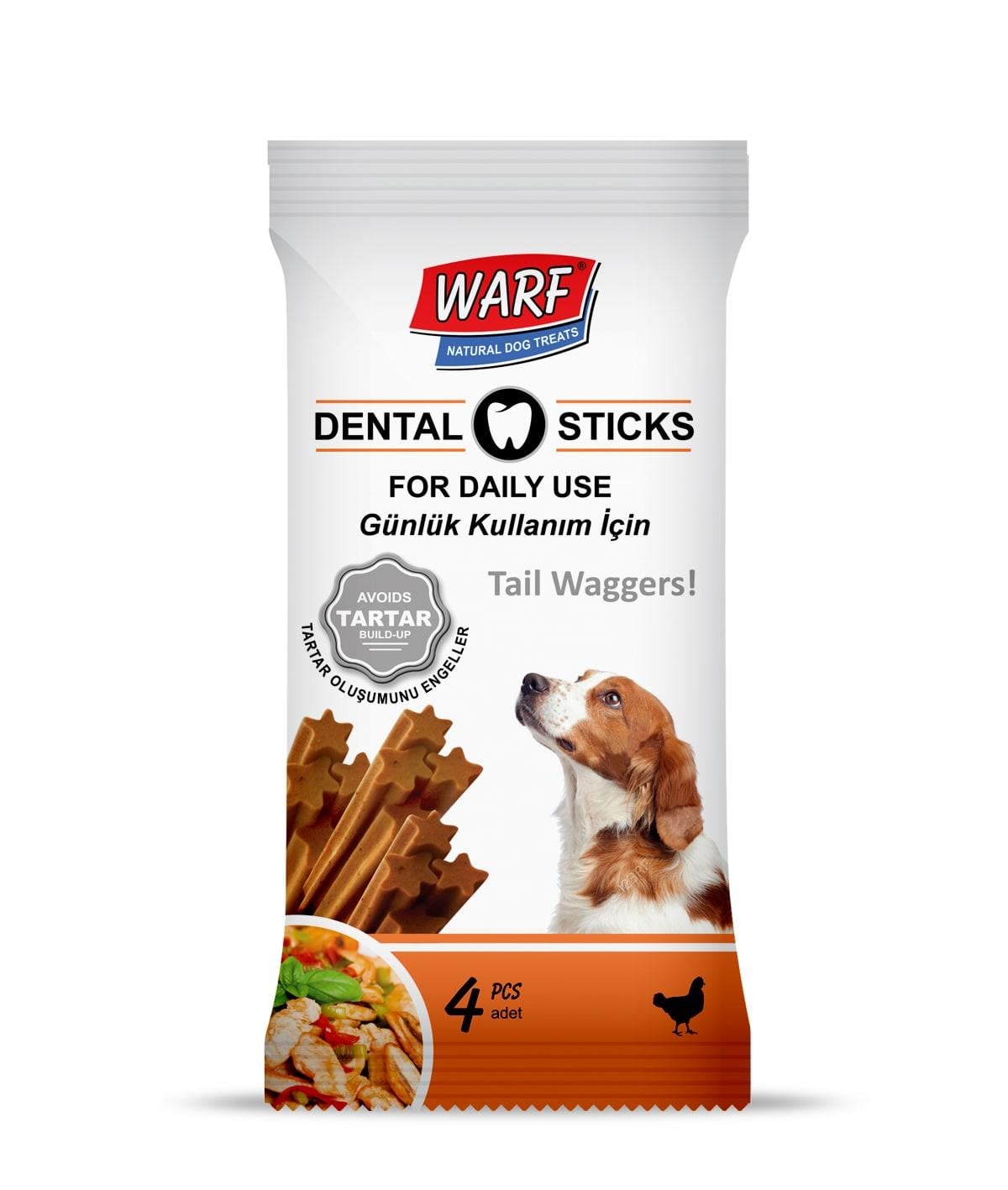 Dental Çubuk Tavuk Eti Aromalı Yumuşak Ödül Maması 4x17,5 gr