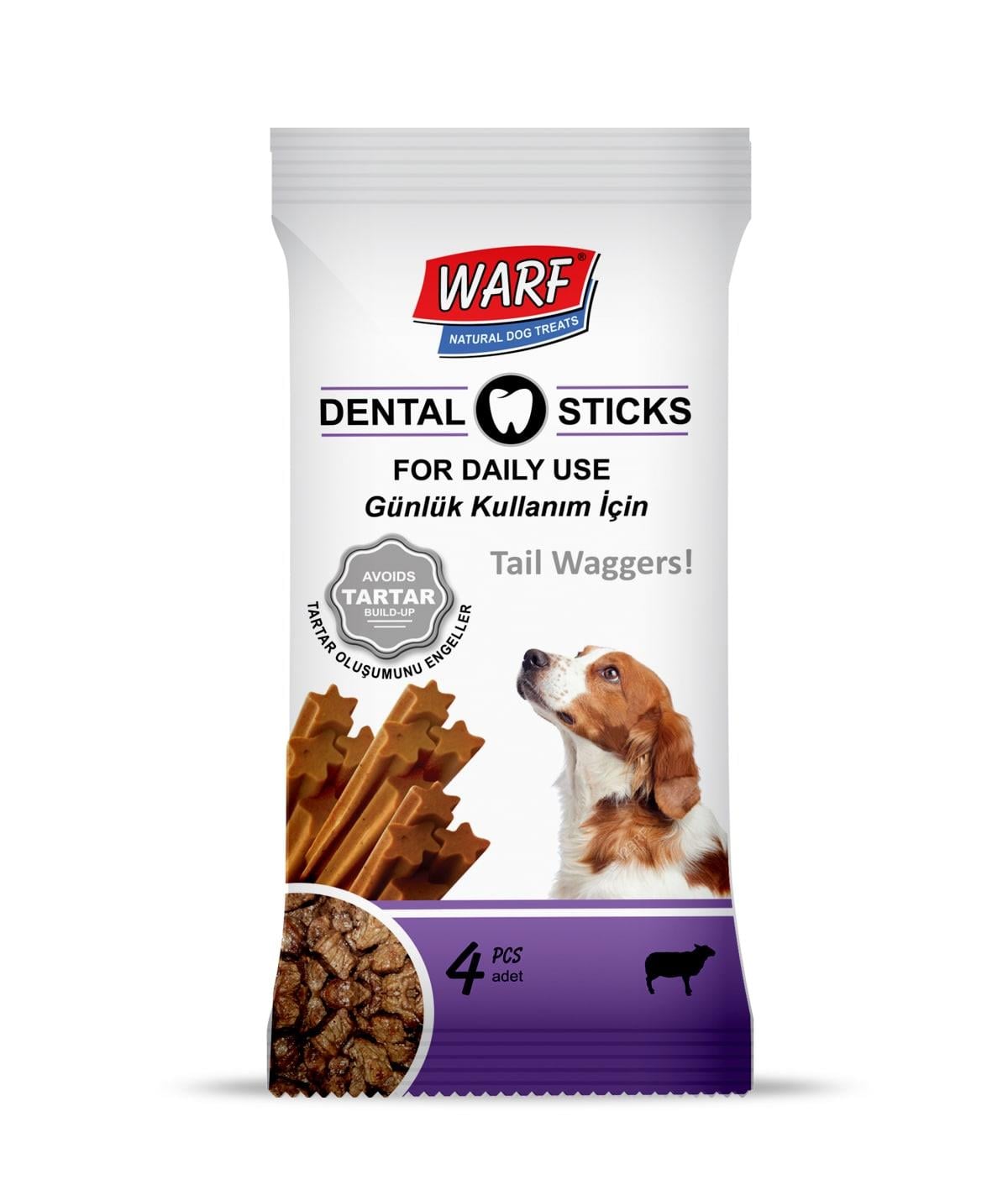 Dental Çubuk Kuzu Eti Aromalı Yumuşak Ödül Maması 4x17,5 gr