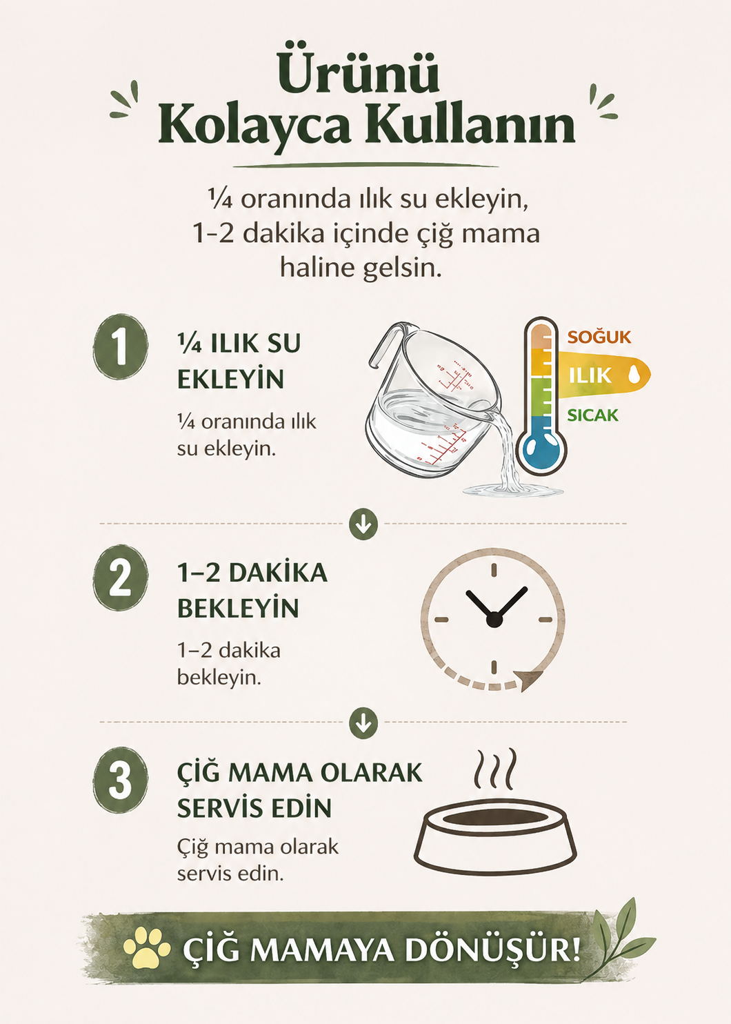 Freeze Dried - Tavuk Etli Köpek Maması 300 gr 